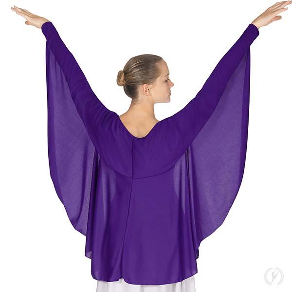 Eurotard 13800 Womens Polyester Angel Wing Praise Shrug