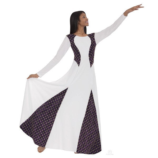 Eurotard 13855 Royalty Dress white and purple