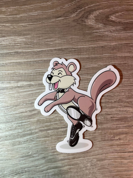 Nuts For Tap Dancing Sticker