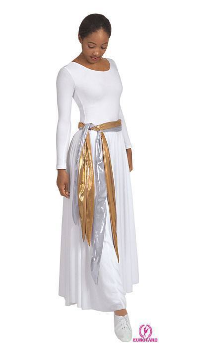 Metallic Foil Sash Gold