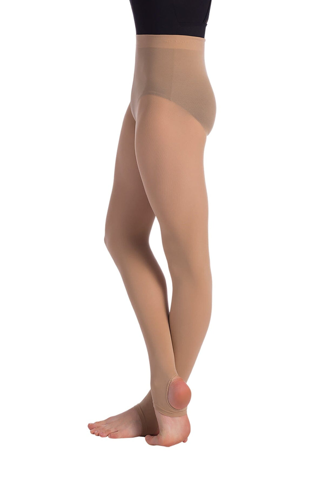 Adult Stirrup Tights - TS78 - Suntan