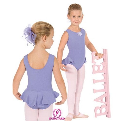 Eurotard 1043 Short Sleeve Cotton/Lycra Leotard - Child