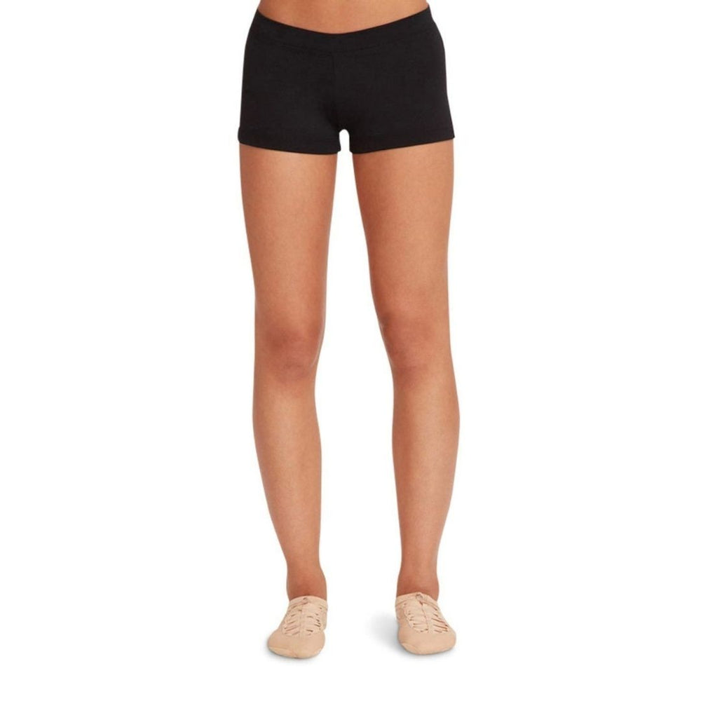 Capezio Women's Boy Cut Low Rise Shorts | Style: TB113 - Black