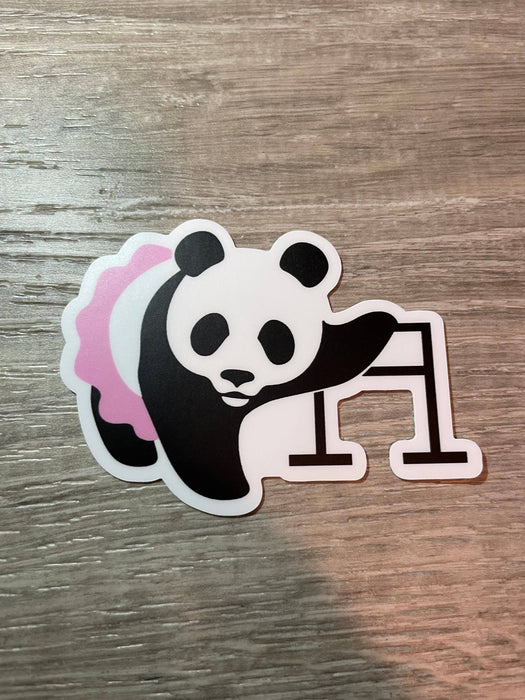 Panda Ballerina Valentine Dance Sticker