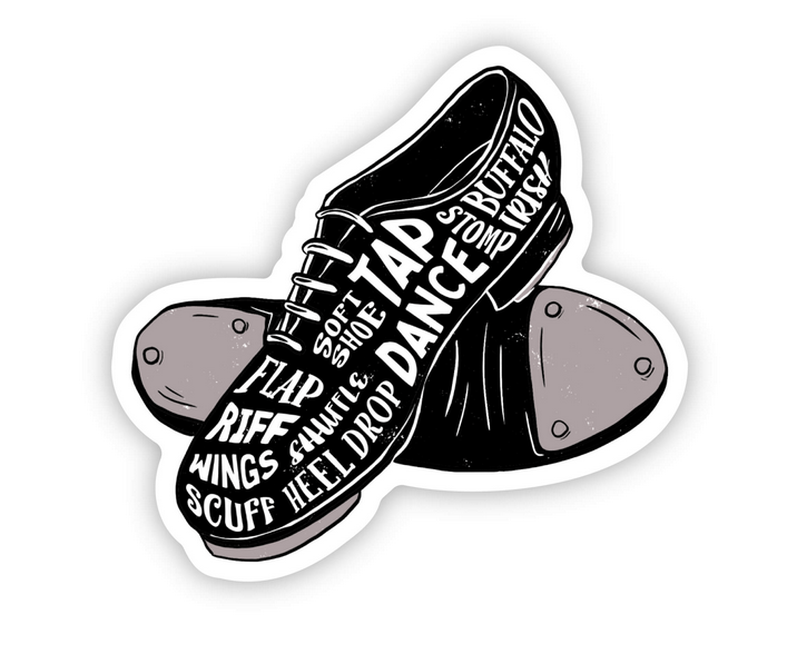 Tap Shoe Vinyl Sticker