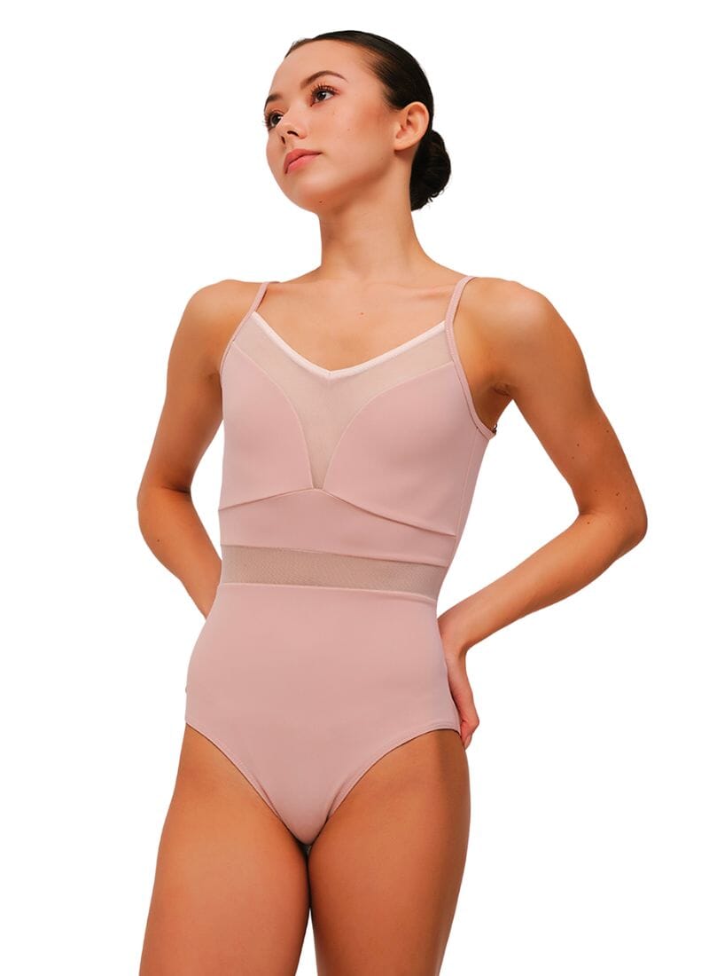 Nikolay Roxanne Camisole Leotard Tea Rose - Front