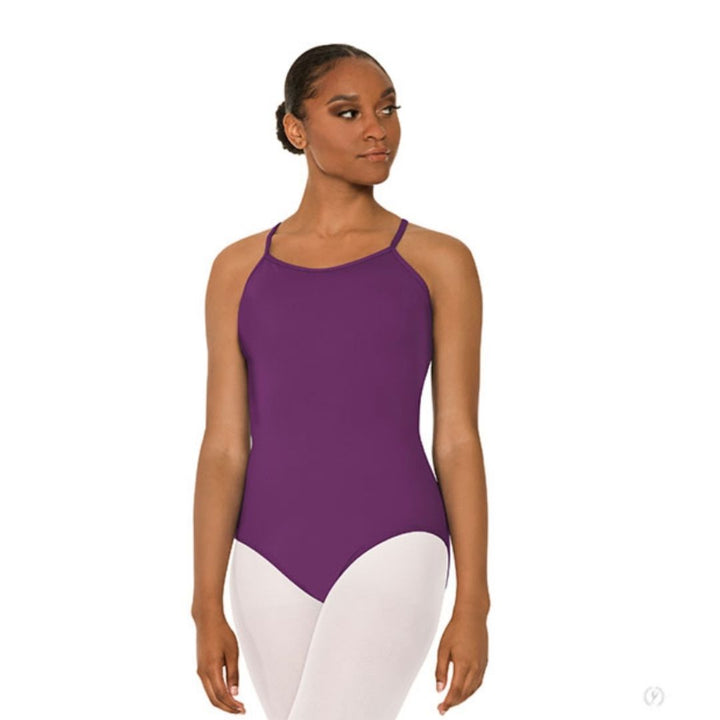 Eurotard 44486 Ladder Back Leotard Eggplant - Front
