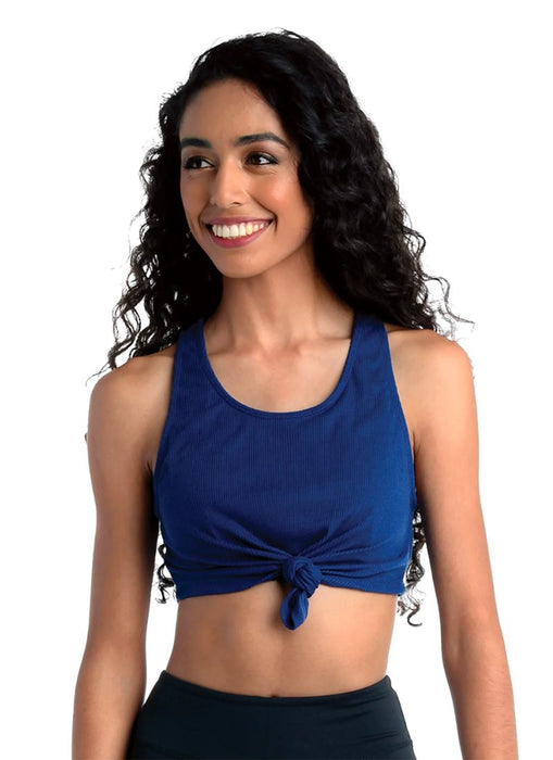 Danz N Motion 20302A Ribbed Top - Navy