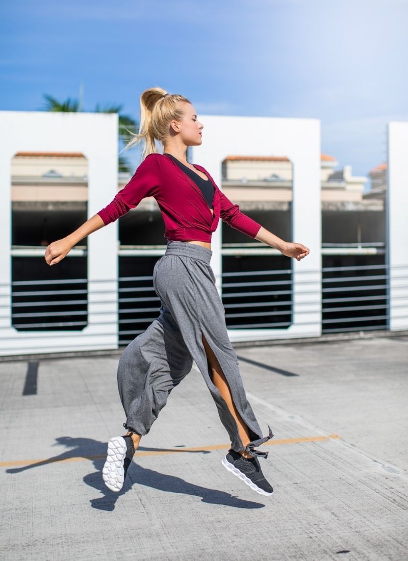 So Danca RDE-2252 Wave Pants - Grey