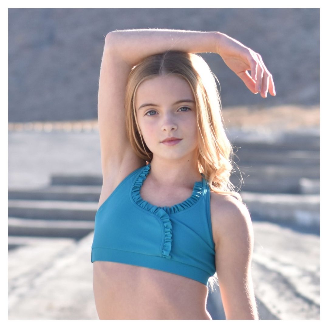 Honeycut TAQ105 Frilly Top - Front