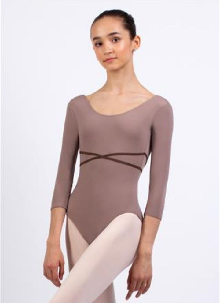 Nikolay Carissa Long Sleeve Leotard - Front