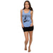 Sugar and Bruno D8569 Musician Racerback Tank - Front