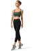 Bloch Z9347 Zipper Front Camisole Crop Top Sycamore - Front