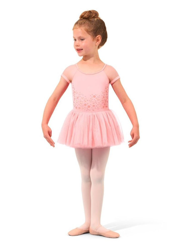 Bloch CL4322 Cap Sleeve Tutu Leotard Candy Pink - Front