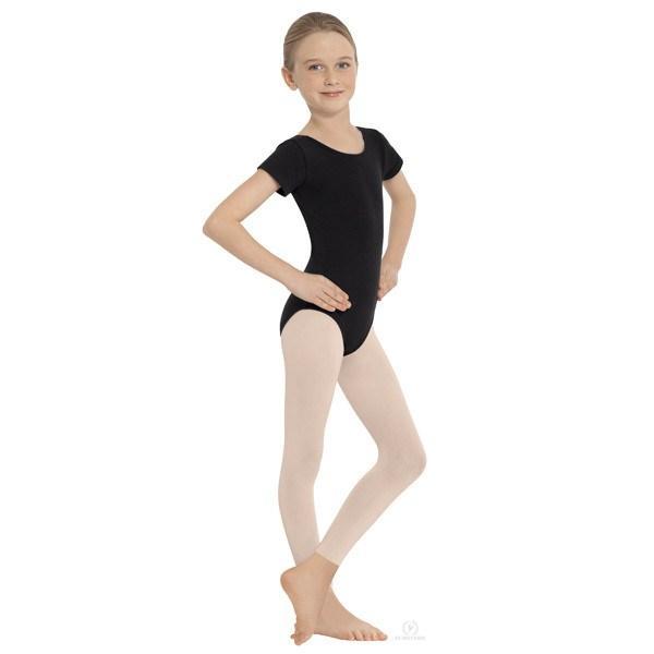 High Quality Children Kids Girls Black Ballet Dance Footless