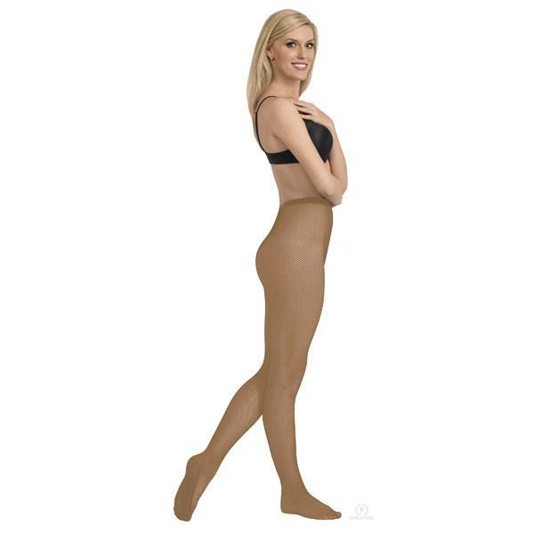 Professional Back Seam Fishnet Tights with Lined Foot