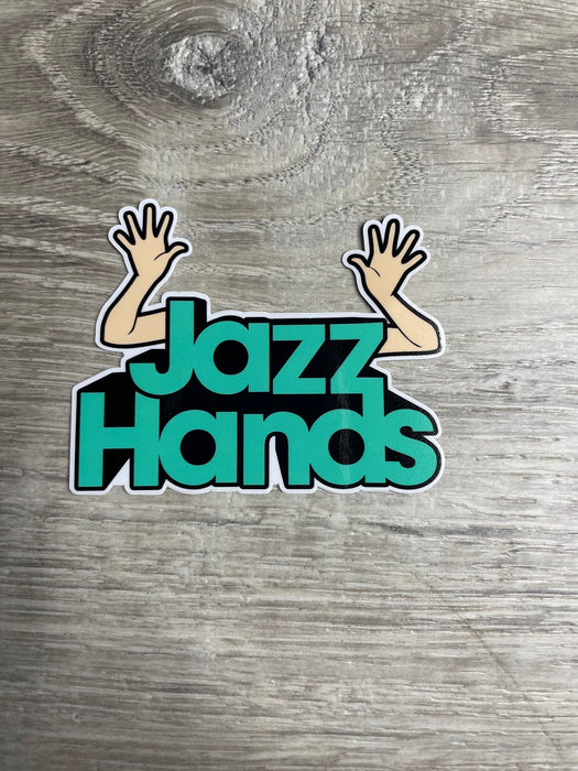 Jazz Hands Dance Vinyl Sticker