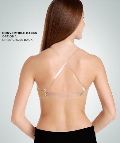 Body Wrappers Replacement 5 Position Clear Back Detachable Bra