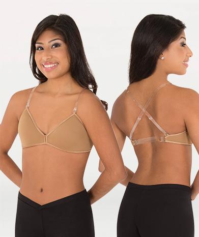 287-Women Padded Bra with Adjustable Straps-NUD