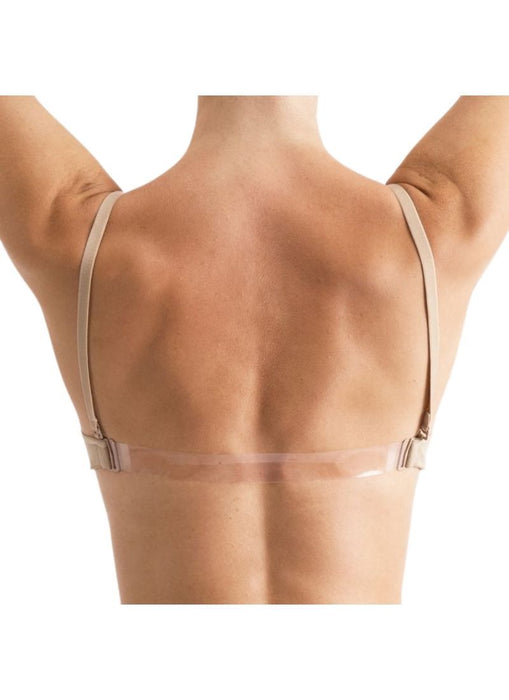 Silky Seamless Clear Back Bra Top - Dancing in the Street