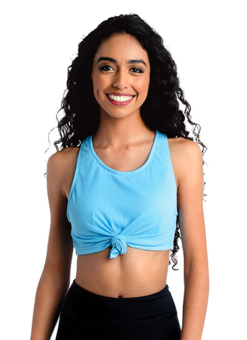 Danz N Motion 20302A Ribbed Top - Sky