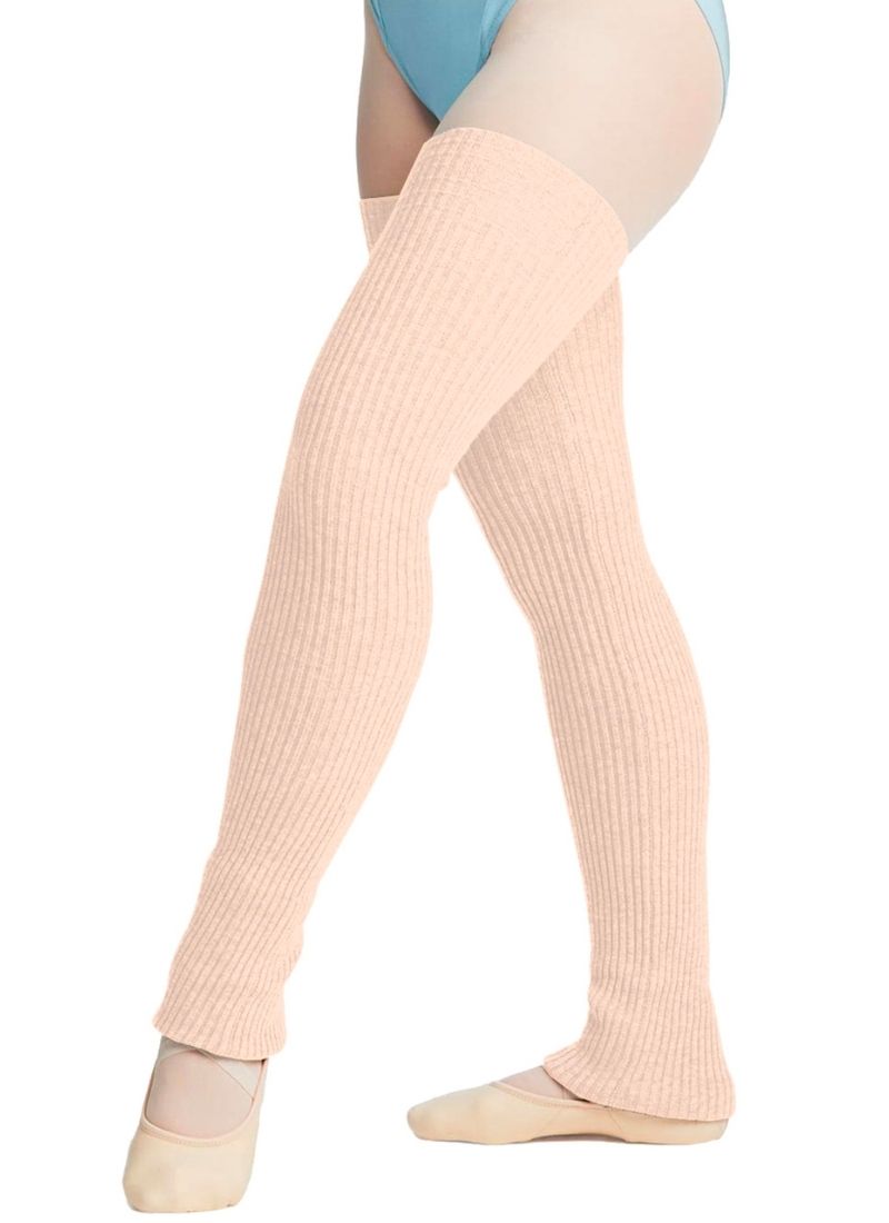 Capezio CK10953W Adult 36" Ribbed Legwarmer - Pink