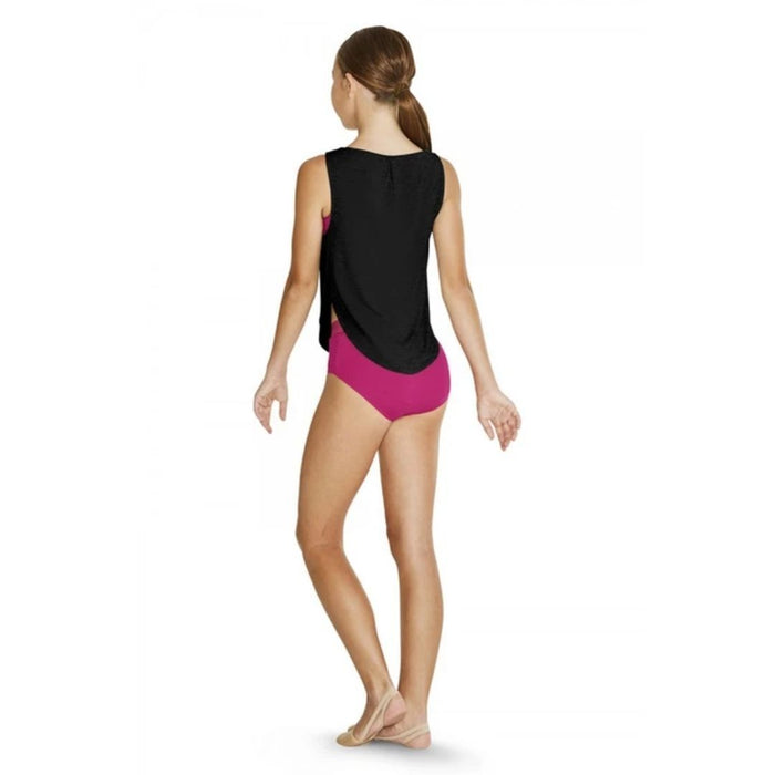 Bloch FT511 Lace Up Front Tank Top Tank - Black Back