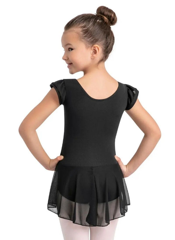 Capezio 11882C Children's Collection Flutter Sleeve Dress - Black