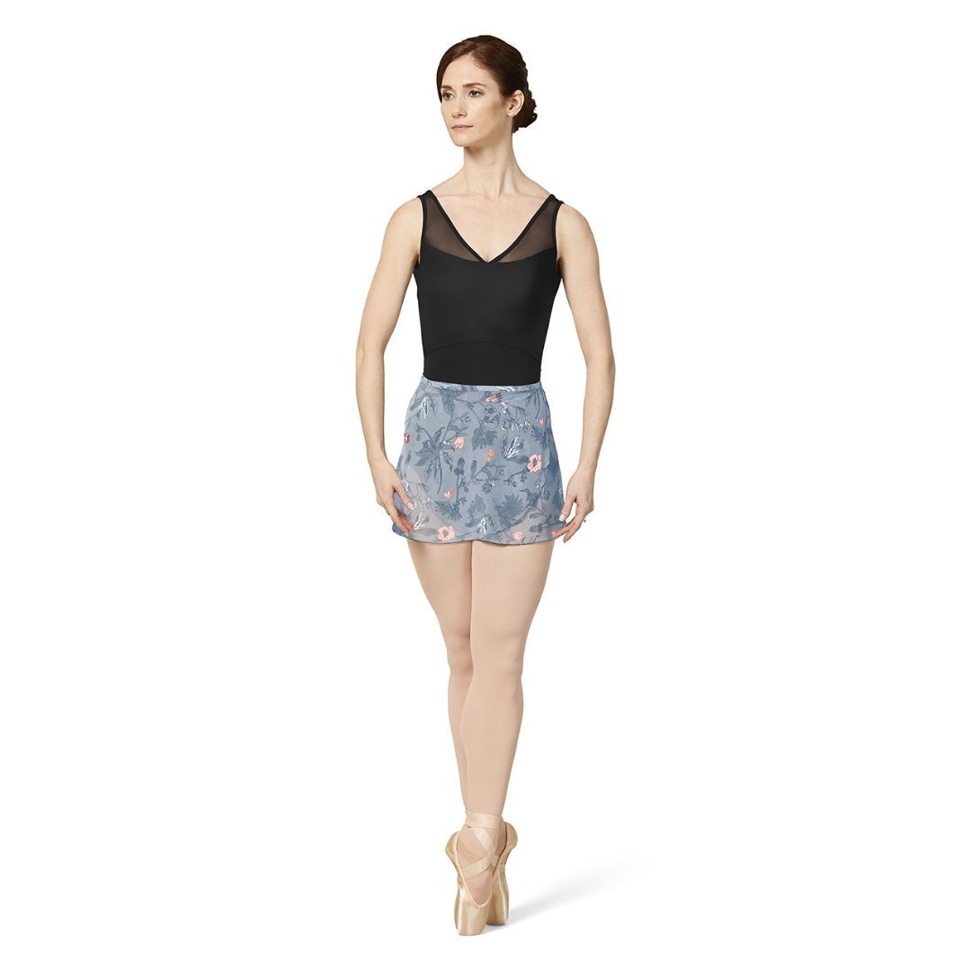 Mirella MS157 Printed Mesh Skirt - Geneva