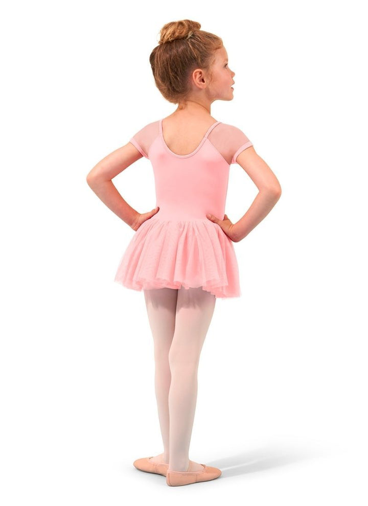 Bloch CL4322 Cap Sleeve Tutu Leotard Candy Pink - Back