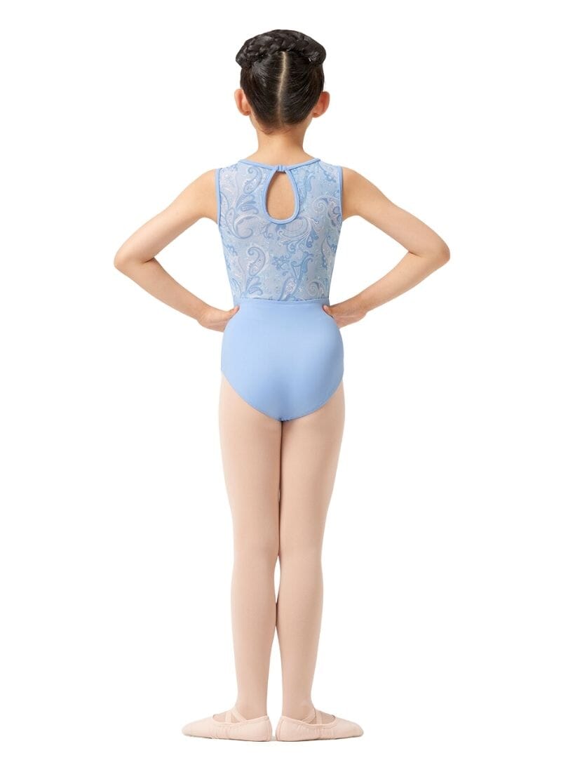 Mirella M486C Tank Leotard Blue - Back