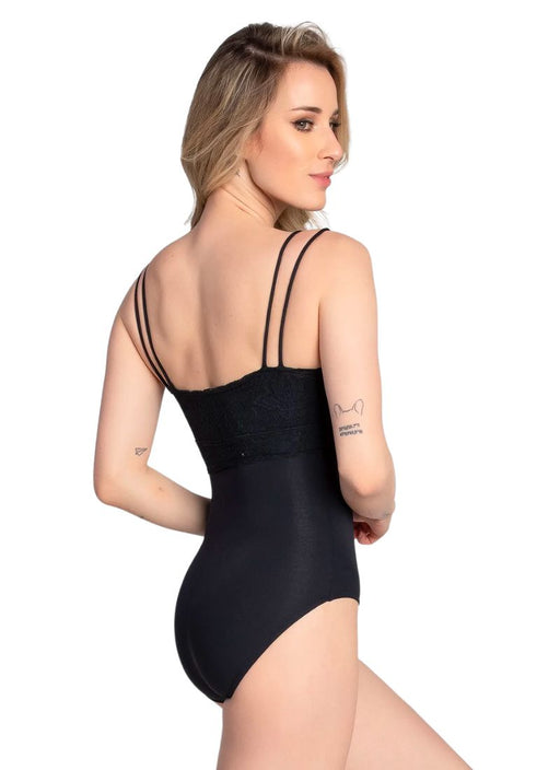 Embroidered Tank Leotard - 2427A