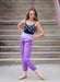 The Andrea Trash Pant By Chic Ballet Dancewear - Lilac - posing