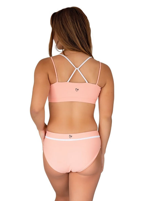 The Lively Top (OLL182-PCH) - Peach - Back