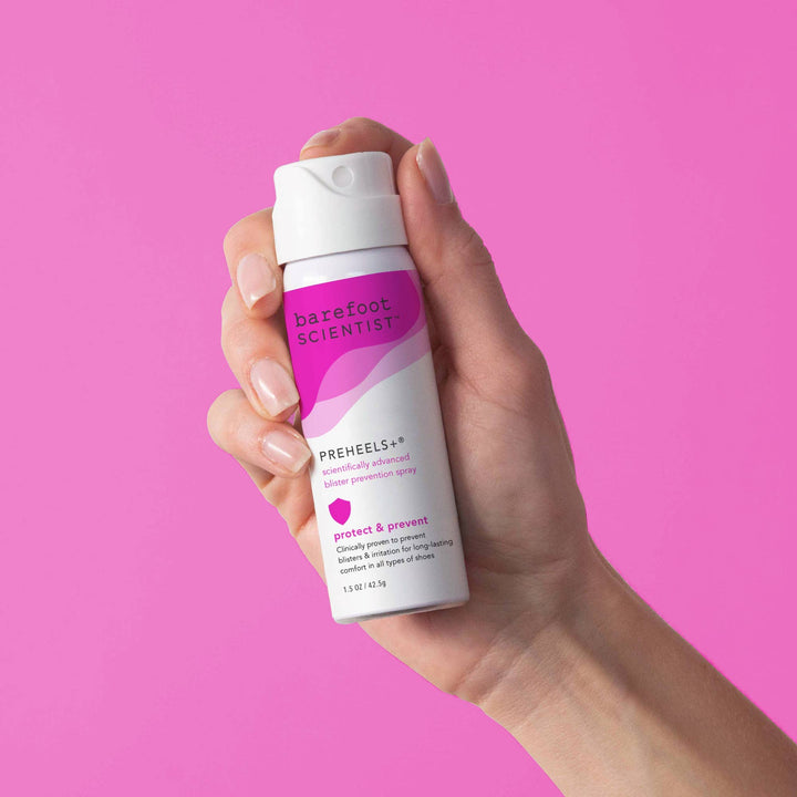 PreHeels+ blister prevention spray