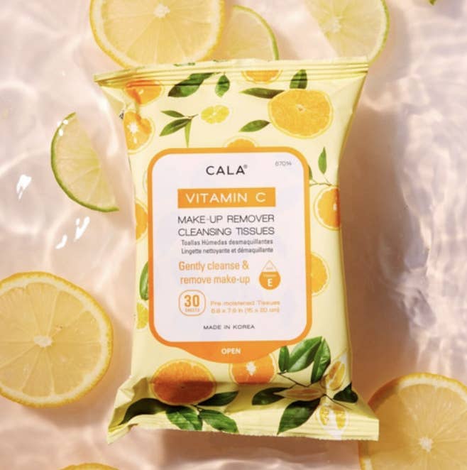 Cala Makeup Remover Wipes Tissue Cleanser - Vitamin C