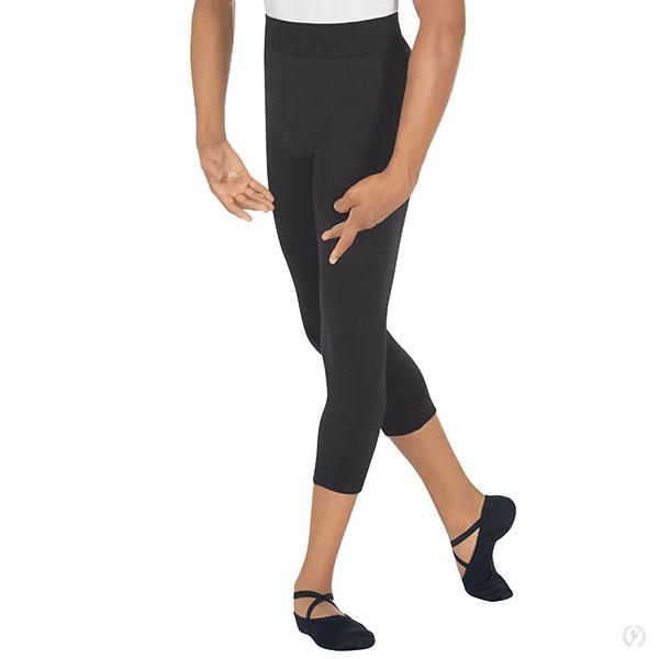 Womens Leggings | White Capri Leggings | Yoga Pants | Footless Tights |  No-Roll Waistband
