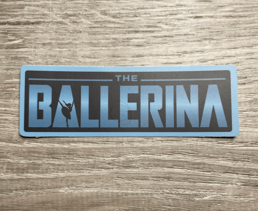 The Ballerina Dance Vinyl Sticker