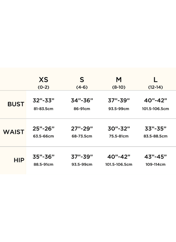 Body Wrappers CJZ101 Lightweight Riptop Double Short - chart