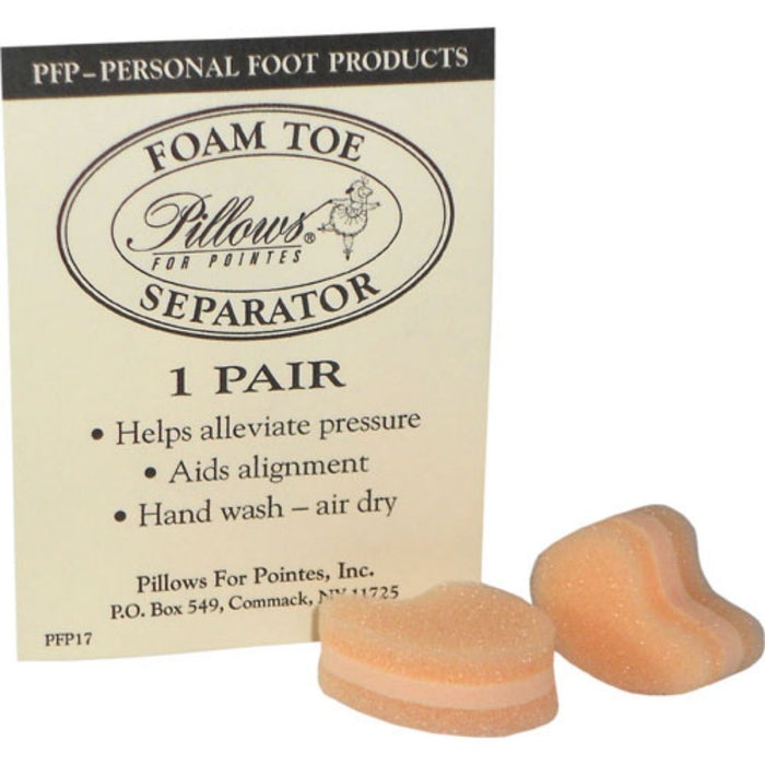 Pillows for Pointes Foam Toe Separator