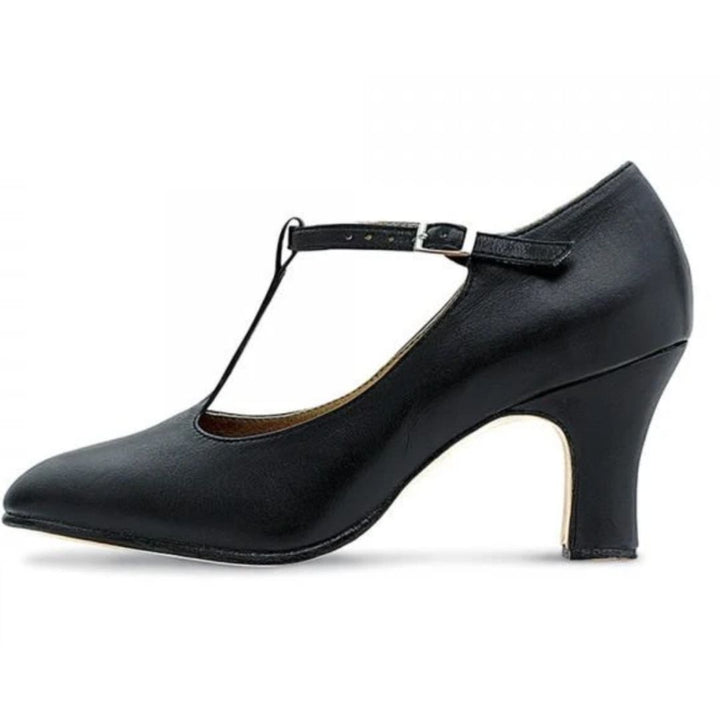 Bloch S0385L "Chord" T-Strap Character Shoes with 3" heel
