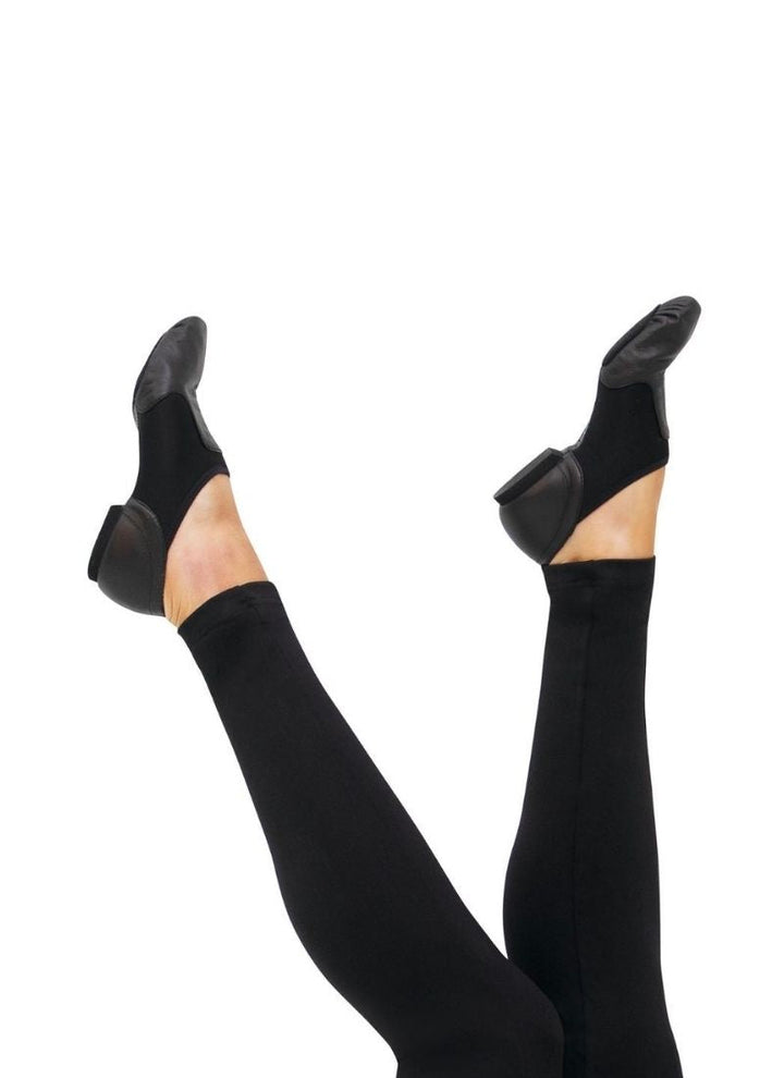 Capezio CG33W Dance Glove Shoe Black - Side close up