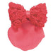 Dasha Rosette Bow with Snood - Hot Pink