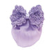Dasha Rosette Bow with Snood - Lilac
