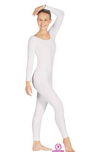 Eurotard 44129C Microfiber Unitard - Child white