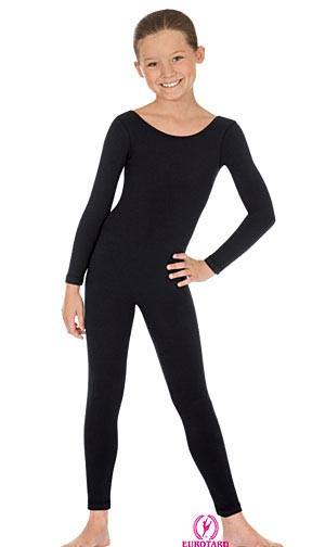 Microfiber Unitard Black