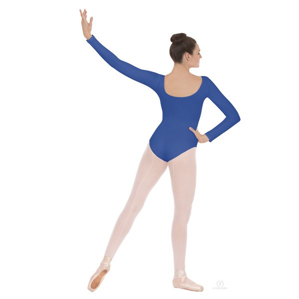 Eurotard 44265 Long Sleeve Microfiber Leotard royal
