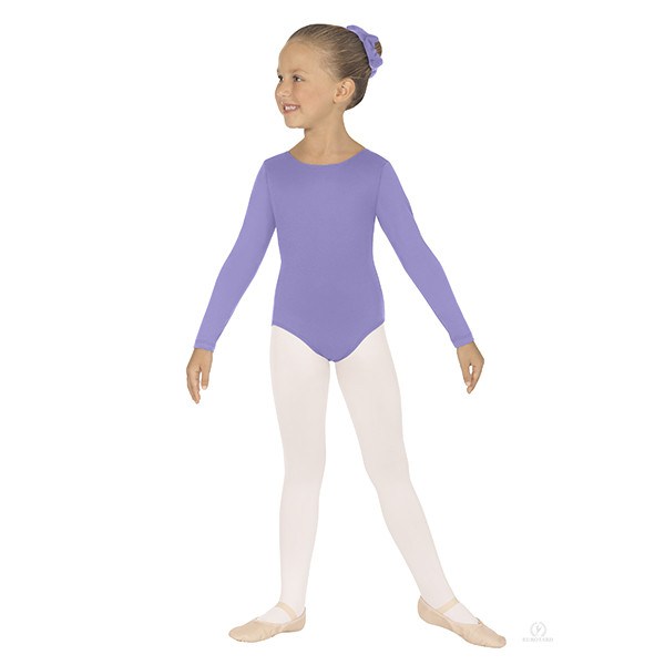 Eurotard 44265C Long Sleeve Microfiber Leotard - Child