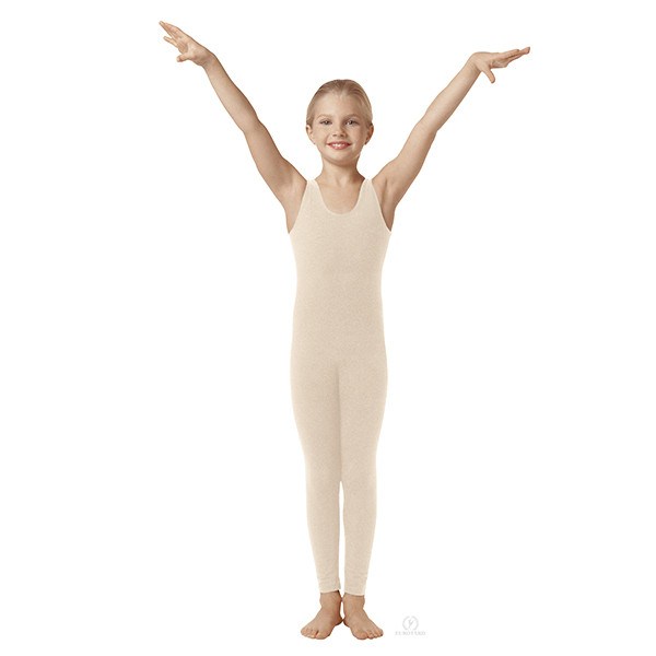Eurotard 4429C Microfiber Tank Unitard - Child nude