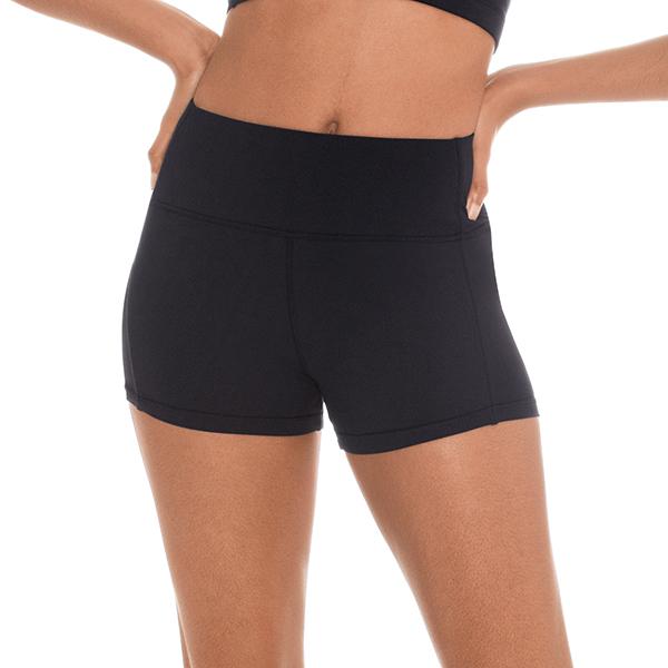 Eurotard 44336 Flat Band Shorts with Tactel® Microfiber- Adult